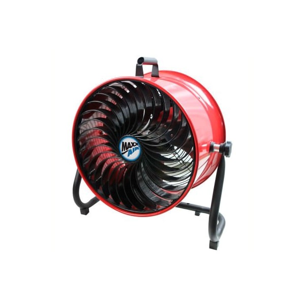 Ventamatic MaxxAir 16" Turbo Tilt Floor Fan, 3,000 CFM - HVFF16T RED