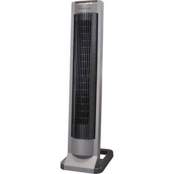 Soleus Air Soleus Air FC-35R-A 35 in. Tall Column Fan with Oscillating Grill; Dark Grey & Black - FC-35R-A