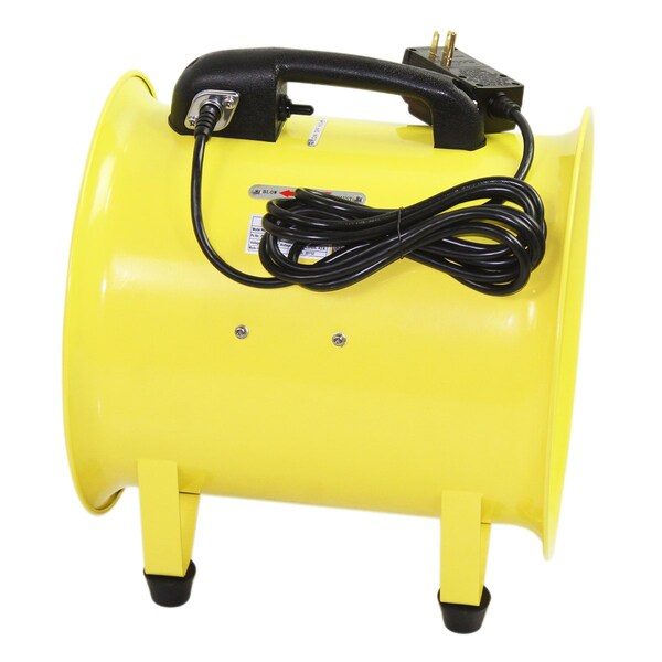 Maxx Air Cylinder Fan, Air Circulator, Axial Fan, Blower Exhaust Fan 12" Non-Oscillating, 120 V, 2,000 CFM - HVHF 12FAN UPS