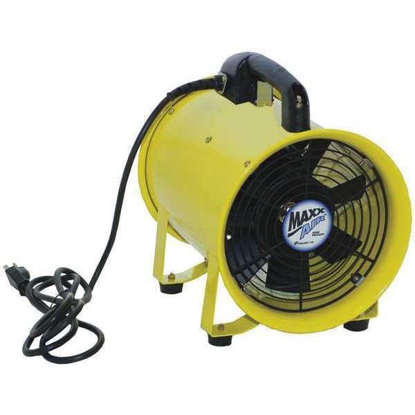 Maxx Air Cylinder Fan, Air Circulator, Axial Fan, Blower Exhaust Fan 12" Non-Oscillating, 120 V, 2,000 CFM - HVHF 12FAN UPS