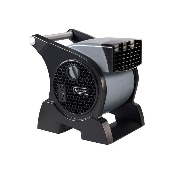Almo Fulfillment Services Lasko Pivoting Utility Fan, 3 Speed, Black - 4905