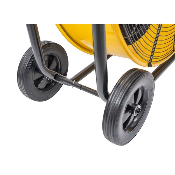 Iliving Heavy Duty High Velocity Barrel Floor Drum Fan, 24 in Blade Dia, 120V, 7,341 cfm - ILG8M24-60DC
