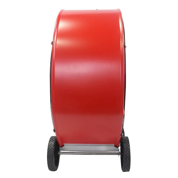 Maxx Air Barrel Air Circulator Fan, Mobile Mount, 30 in Blade Dia, 120V, 3,850/5,500 cfm, Non-Oscillating - BF30DD REDUPS