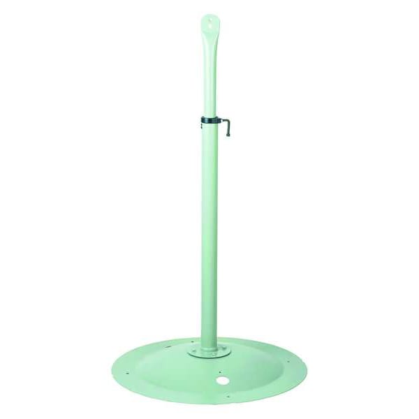 Dayton Pedestal Base For Fan, 27 in Blade Dia, 41-1/2 in to 59 in H, Polyester Powder Coated, Steel, Gray - 1ZCP2