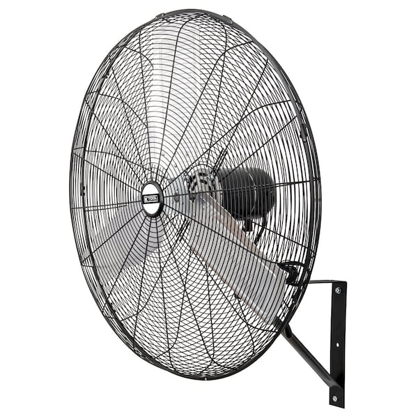 K-Tool International Industrial Fan, Wall Mount, 30 in Blade Dia, Oscillating - KTI77732