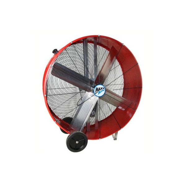 Ventamatic MaxxAir 30in Direct Drive Heavy Duty Portable Barrel Fan 5500 CFM - BF30DDREDUPS