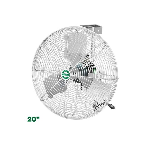 J & D Manufacturing J&D Manufacturing 20in EZ Breeze HAF Basket Fan w/ Bracket & Cord, 1/10 HP - VDB20G