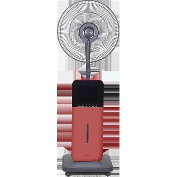 Sunheat CoolZone CZ500 Ultrasonic Dry Misting Fan With Bluetooth Technology- Red - 510900000