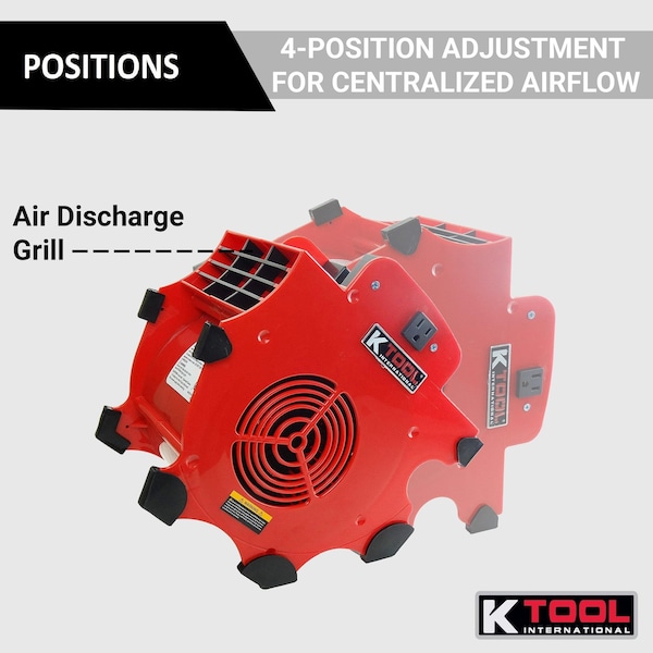 K-Tool International Workforce Blower 300 Cfm 180 Watt - AP2110011