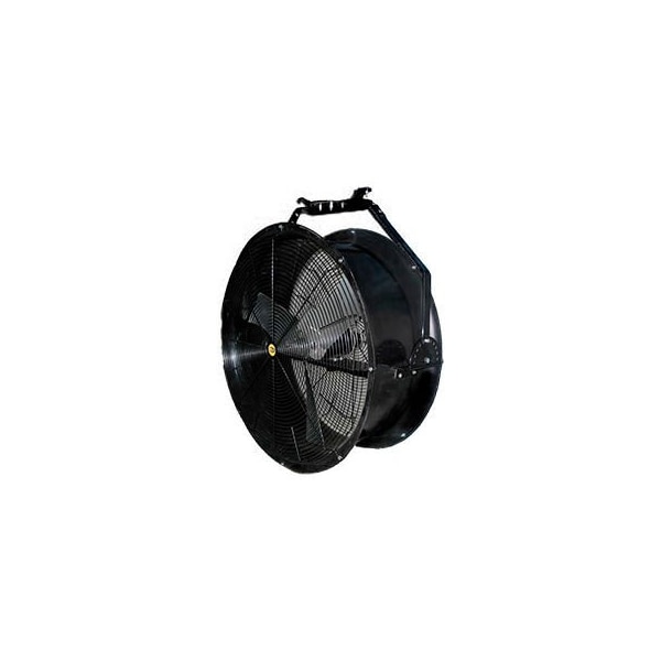 J & D Manufacturing J&D Manufacturing 36in Black Poly Chiller Drum Fan w/ Bracket, 10,120 CFM, 1/2 HP, 1 Phase - VPRF36
