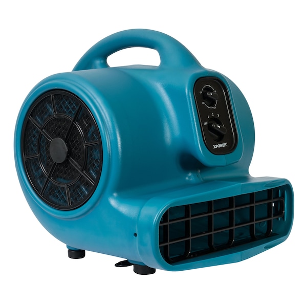 Xpower Air Mover W/ 3 hr Timer and Filter Kit, 1/3 HP, 2000 CFM, 3.8 Amps, 4 Positions, 3 Speeds - X-430TF