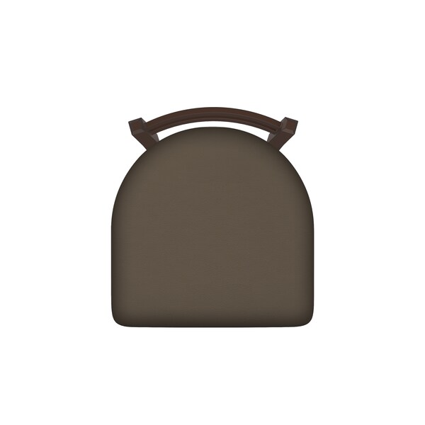 Holland Bar Stool Co 25" Low Back Swivel Counter Stool, Bronze Finish, Canter Earth Seat - 41125BZ006
