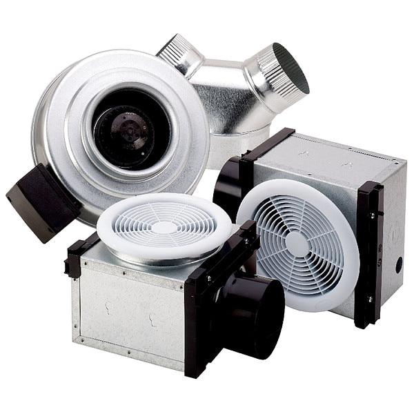 Fantech Exhaust Fan Kit, 4 and 6 In. Dia. - 45023A