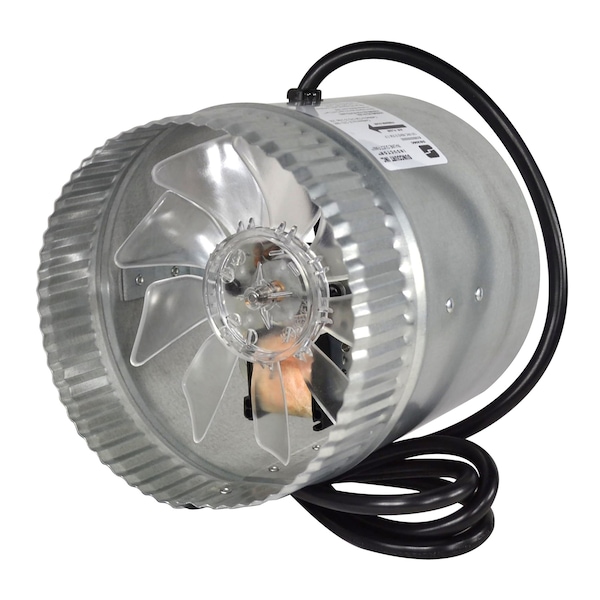 Suncourt Inductor 6" Corded In-Line Booster Duct Fan - DB206C