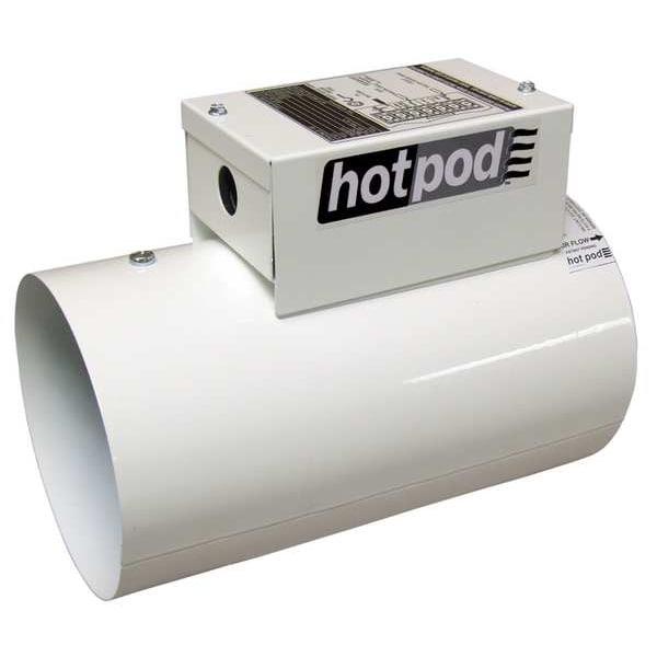 Hotpod In-line Duct Fan Heater, 130 cfm, 6 in. - HP6-1000120-2T