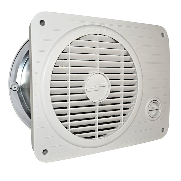 Suncourt Variable Speed Hardwired Room to Room Transfer Fan w/Rotatable Grille - TW208P