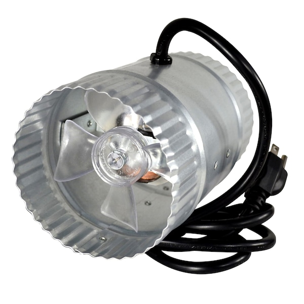Suncourt Inductor 4" Corded In-Line Booster Duct Fan - DB204C