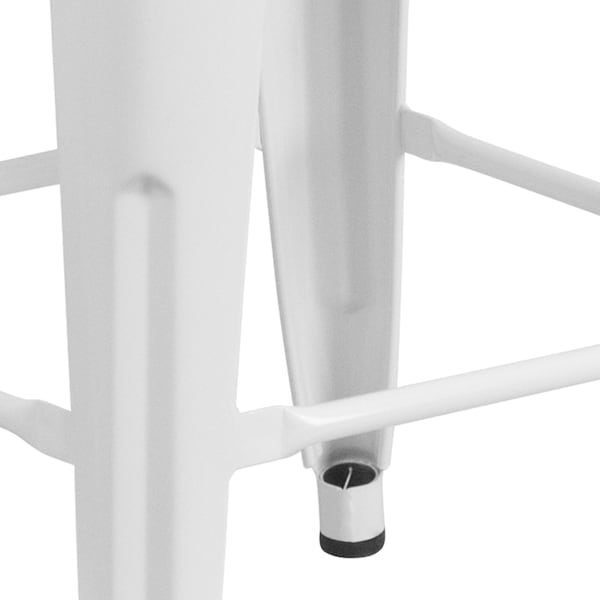 Flash Furniture 24" High Backless White Counter Height Stool - CH-31320-24-WH-GG