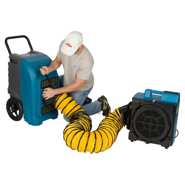 Xpower Industrial Dehumidifier, Blue/Black, 19, 115 - XD-125