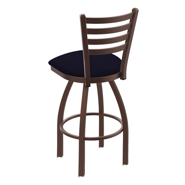 Holland Bar Stool Co 25" Swivel Counter Stool, Bronze Finish, Canter Twilight Seat - 41025BZ002