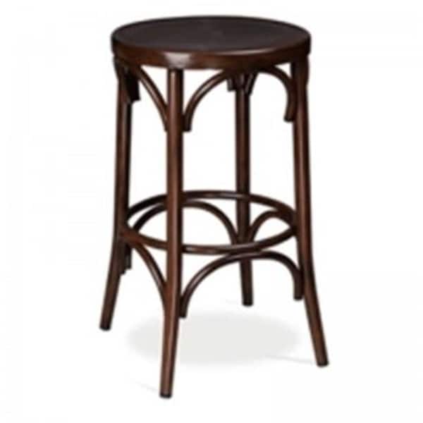 Alston Alston Quality AC3000-24 Backless Bentwood Look Aluminum Stool - AC3000-24
