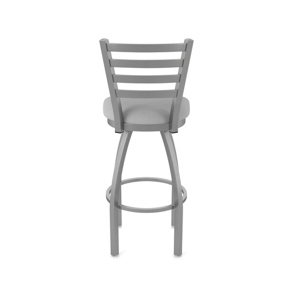 Holland Bar Stool Co OD410 Jackie Stainless Steel 25 Swivel Outdoor Counter Stool with Breeze Sidewalk Seat - OD41025SSOD006
