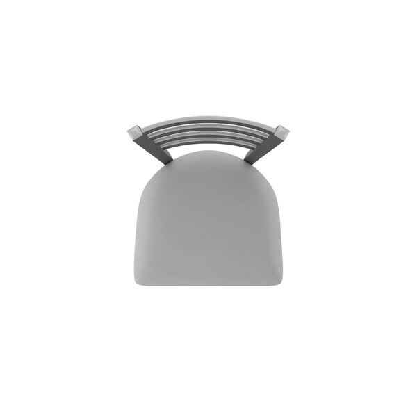 Holland Bar Stool Co OD410 Jackie Stainless Steel 25 Swivel Outdoor Counter Stool with Breeze Sidewalk Seat - OD41025SSOD006