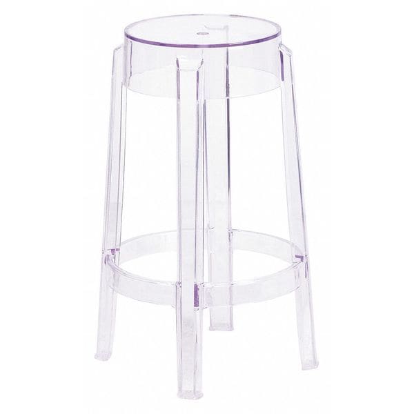 Flash Furniture Transparent Stool, 25.75"H - FH-118-APC1-GG