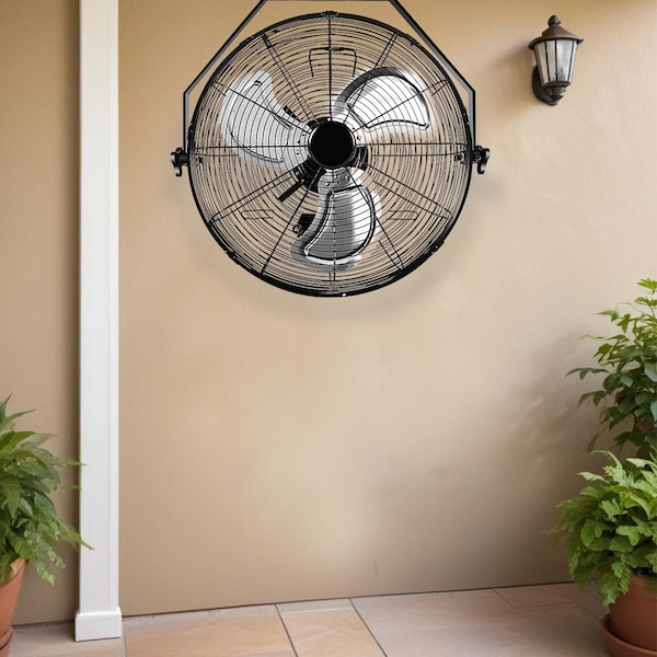 Edendirect High Velocity Air Circulator Fan, 20 in Blade Dia, 120 V, 4650 CFM - IR-W2815P201005