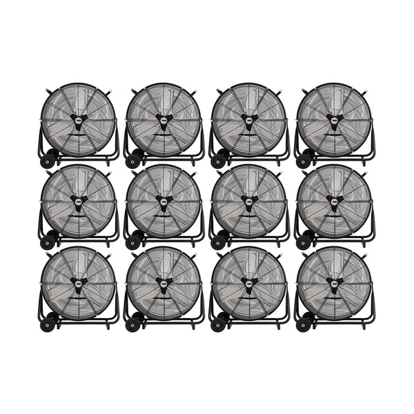 K-Tool International 24 In. Direct Drive Industrial Tilting Drum Fan Pallet Of 12 - KTI77741-PL12