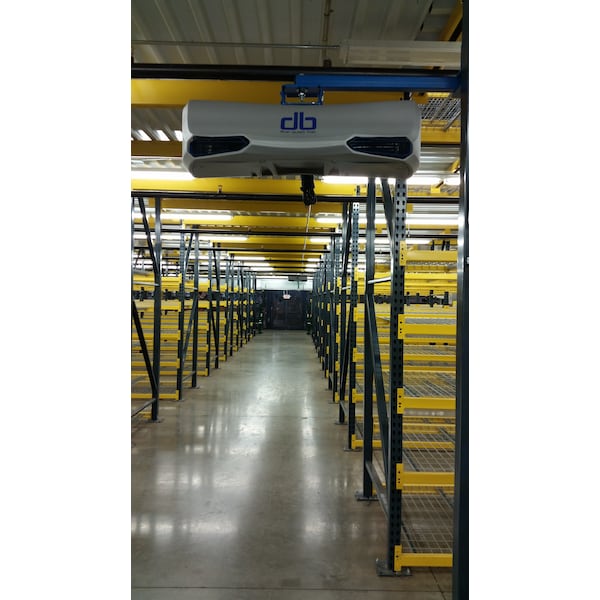 Patterson Standard Duty Industrial Fan, Ceiling Mount, 120/208-230V, 3,075 cfm, Non-Oscillating - DB-A