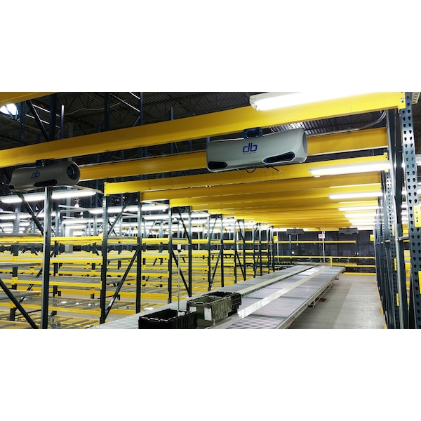 Patterson Standard Duty Industrial Fan, Ceiling Mount, 120/208-230V, 3,075 cfm, Non-Oscillating - DB-A