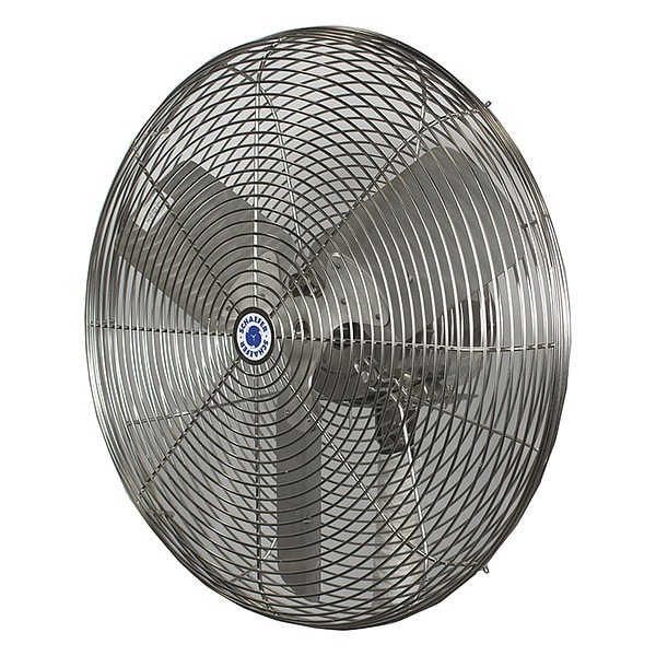 Schaefer Washdown Fan, 24 in Blade Dia, 115/230V - 24CFO-SWDS-HV-Q