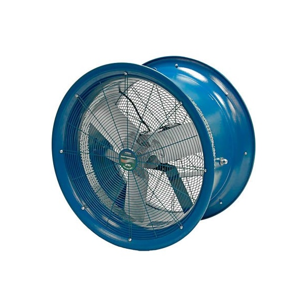 Patterson Industrial Drum Fan, Yoke Mount, 26 in Blade Dia, 76,500 cfm - H26A
