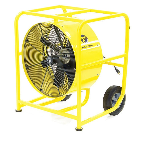 Tempest Standard Duty Air Circulator, Floor Mount, 24 in Blade Dia, 115/208-230V, 12,867 cfm - 913-1161