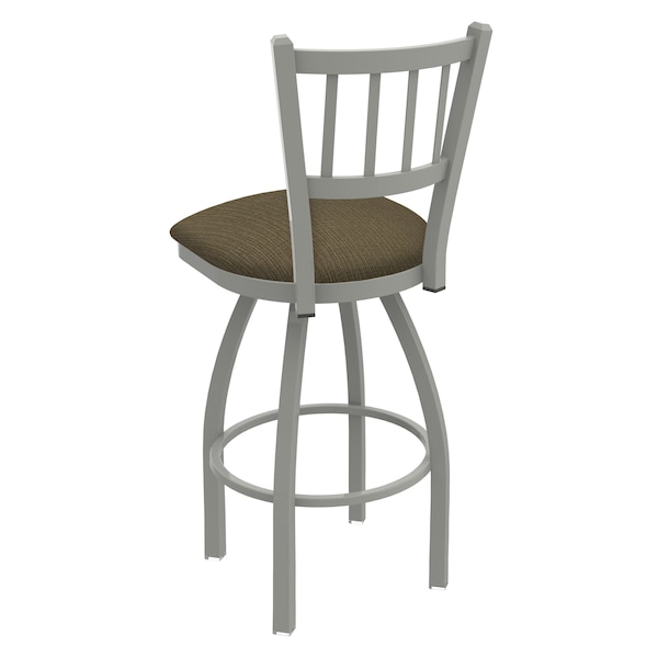 Holland Bar Stool Co 25" Swivel Counter Stool, Nickel Finish, Graph Cork Seat - 81025AN017
