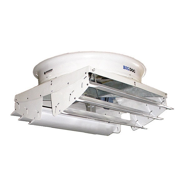 Schaefer Circulation Fan, 72 in Blade Dia, 208-230/460V - BD72-208460-3