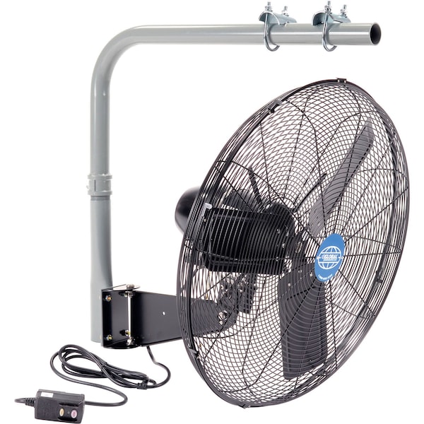 Global Industrial Outdoor Industrial Fan, 24 in Blade Dia, 7,700 cfm - 293061
