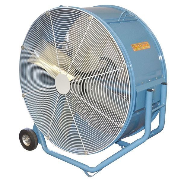 Sure Flame Drum Fan, 42 in Blade Dia, 50 in H x 24 in W, 1 Phase, 115V - FN42