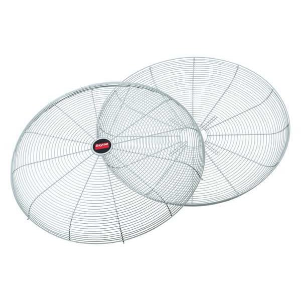 Dayton Fan Guard For 36 in Blade Dia, Polyester Powder Coated, Steel, Gray, Mounting 2-3/4 in x 4-1/2 in - 2ATC2