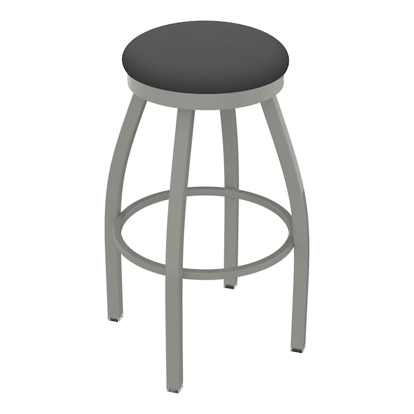 Holland Bar Stool Co 25" Swivel Counter Stool, Nickel Finish, Canter Storm Seat - 80225AN004
