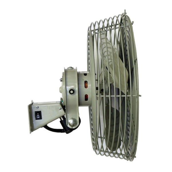 Tpi Low Velocity Navy Fan, Yoke Mount, 12 in Blade Dia - N-12