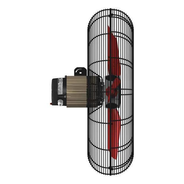 Multifan Corrosion Resistant Air Circulator, Ceiling, Wall Mount, 30 in Blade Dia, 115V, 10,000 cfm - FXCIRC30-2120BB