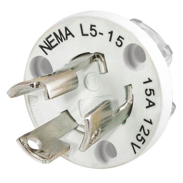 Hubbell Watertight Plug, Nema L5-15p, Repl Int - HBL24W47IN