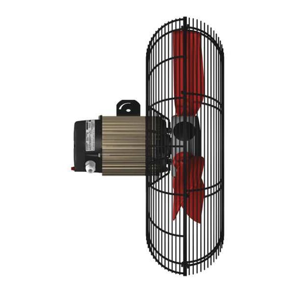 Multifan Corrosion Resistant Air Circulator, Ceiling, Wall Mount, 24 in Blade Dia, 115V, 8,000 cfm - FXCIRC24-3120BB