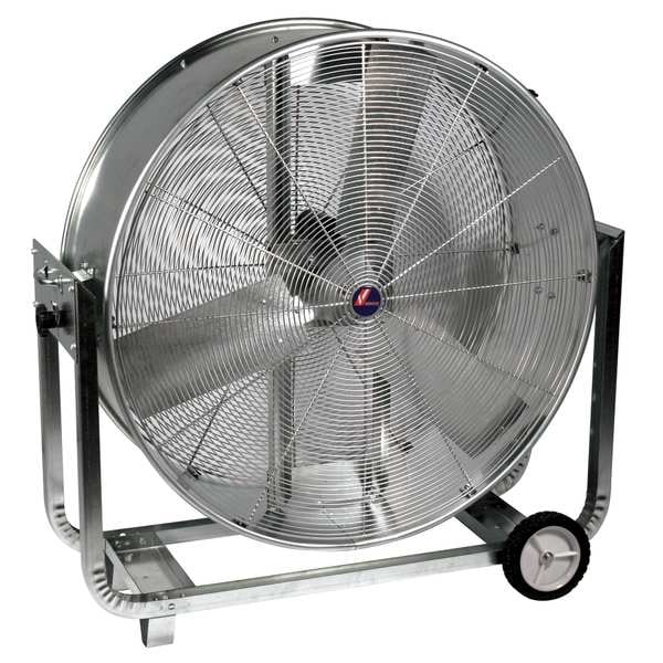 Venco Drum Fan, 30 in Blade Dia, Non-Oscillating - VMAC-30-DD-MTC
