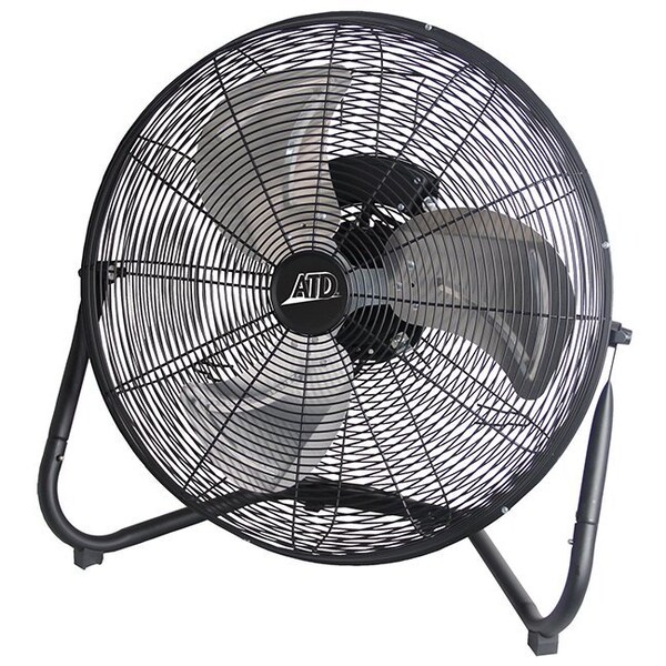 Atd Tools High Velocity Floor Fan, 20 in Blade Dia, 23.23 in L x 22.44 in D x 6.14 in W - 30320A