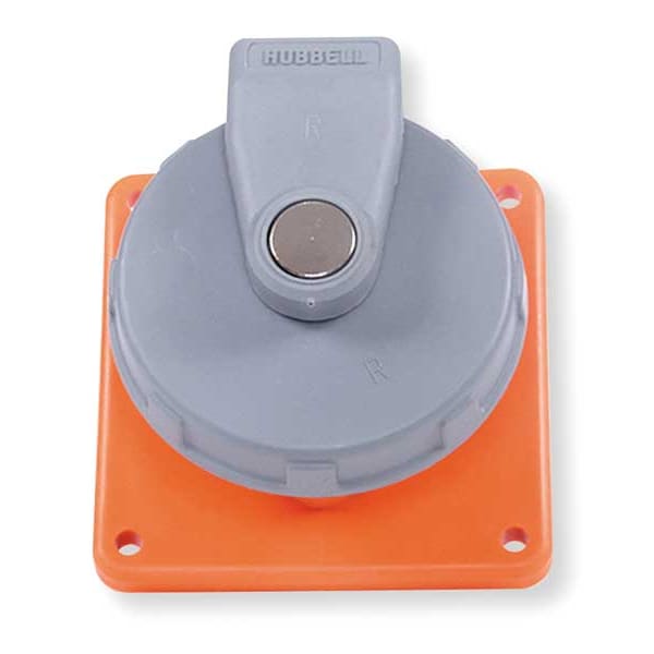 Hubbell IEC Pin and Sleeve Receptacle, 20A, 250V - HBL420R12W