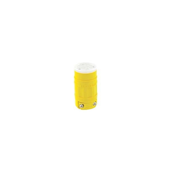 Leviton Watertight Connector, 6-15R, 15A, 250V - 15W49