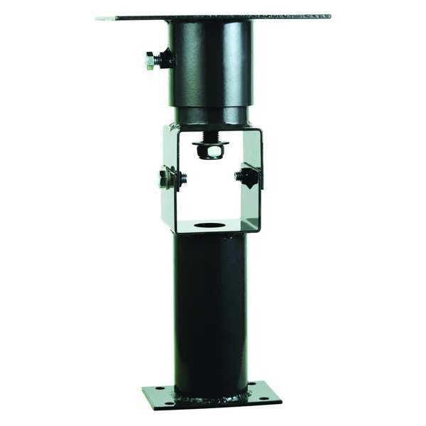 Dayton Mounting Bracket For Ceiling Fan, 17-5/8 in H x 10 in L x 6 in W, Polyester Powder Coated Steel, Grey - 1LXN5